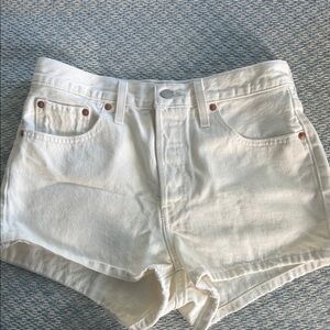 Levi’s 501 Cream Color Jean Short